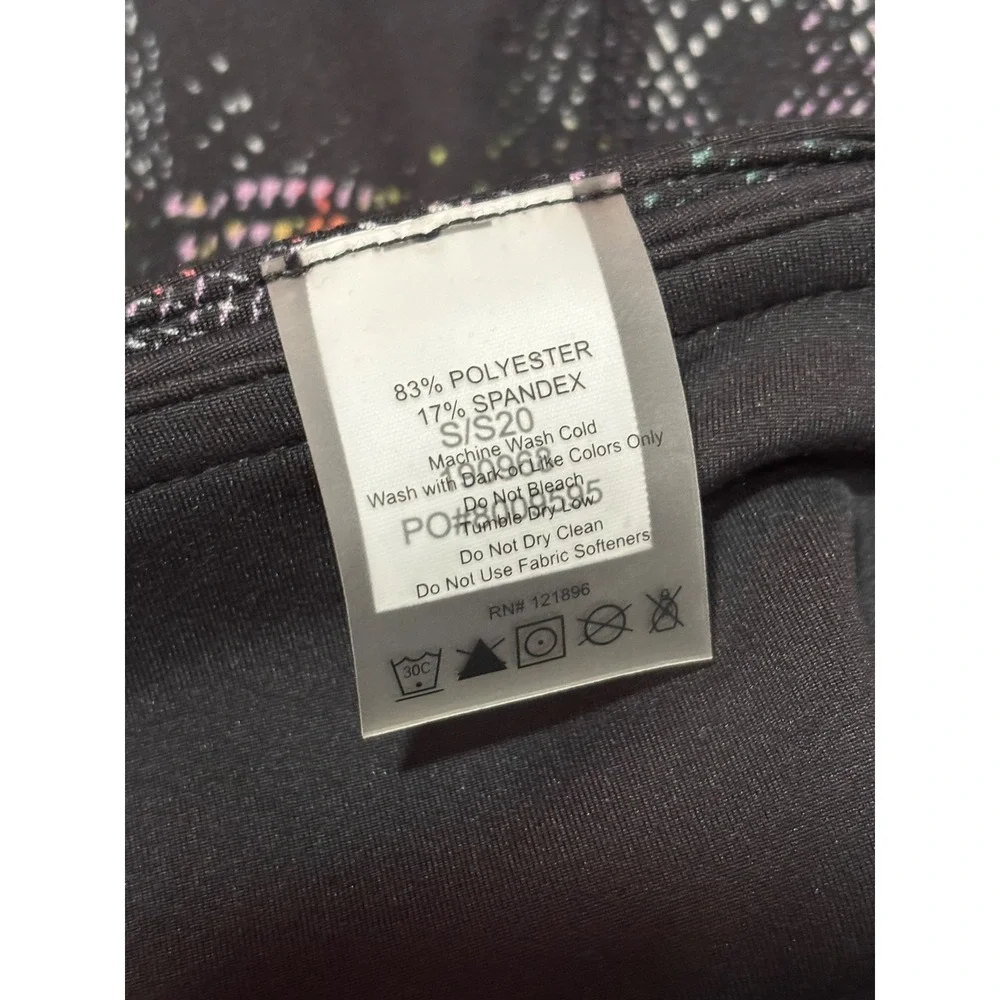 Title Nine MadDash Skirt Origami Black Reversible Athletic Mini Pockets Sz S NEW - Picture 9 of 11
